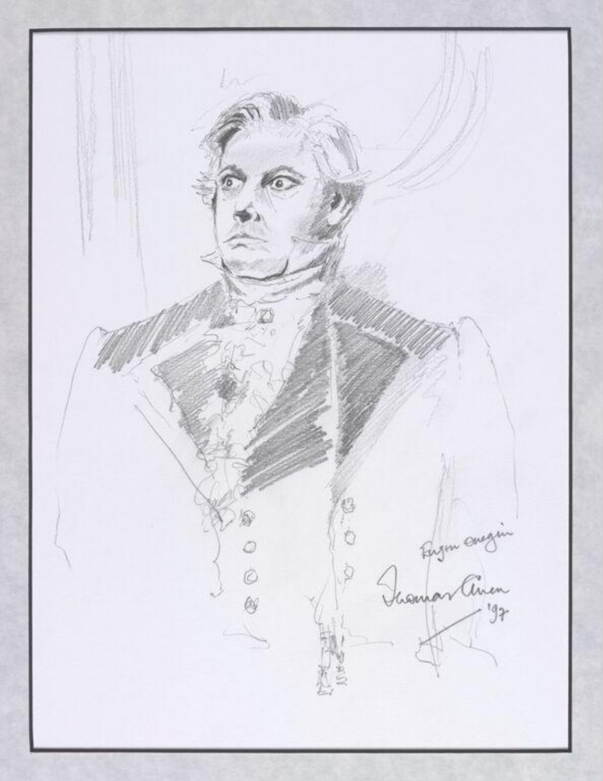 Thomas Allen as Eugene Onegin, Thomas Allen, 1997