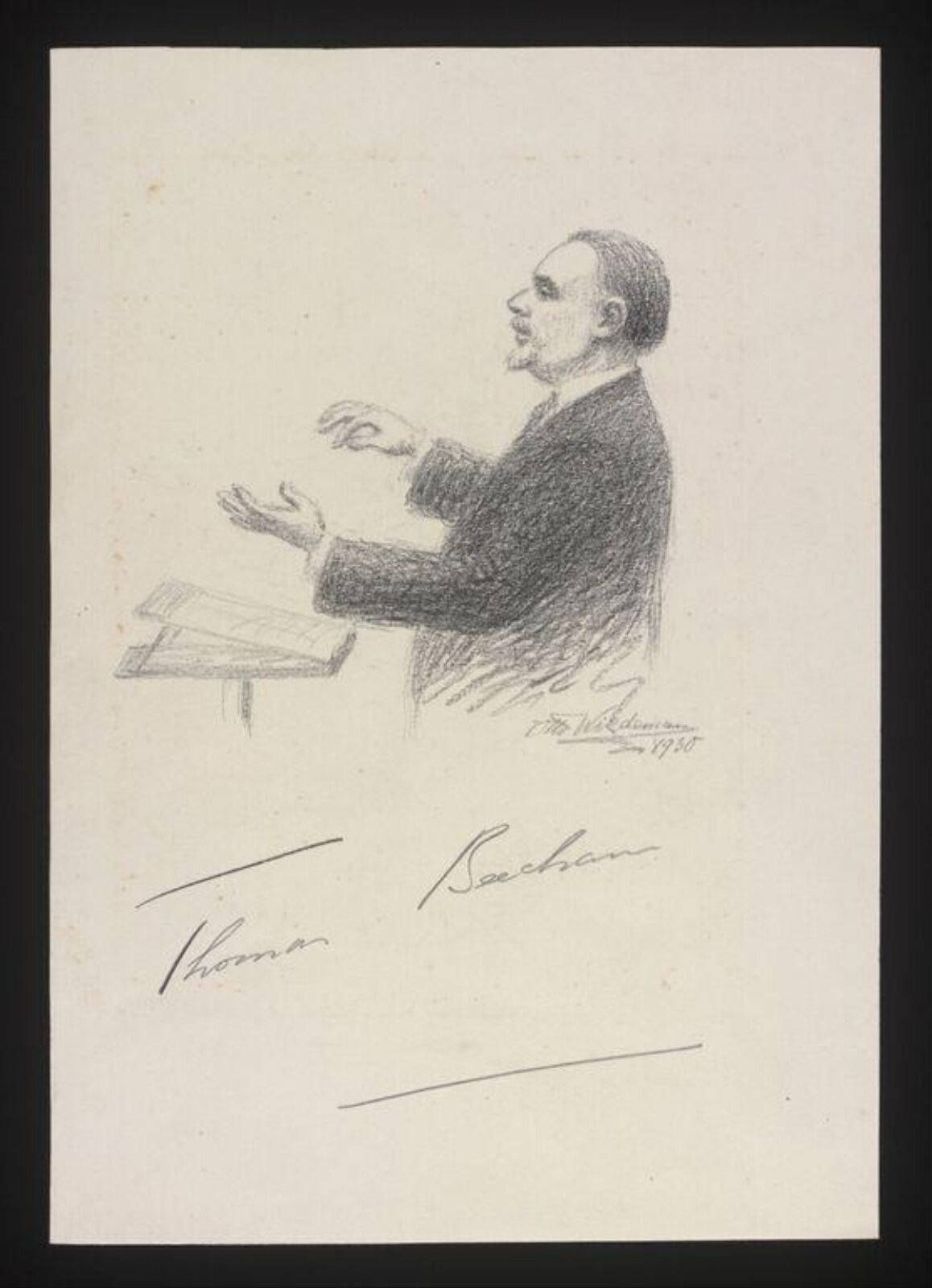 Thomas Beecham, Otto Wiedemann, 1930