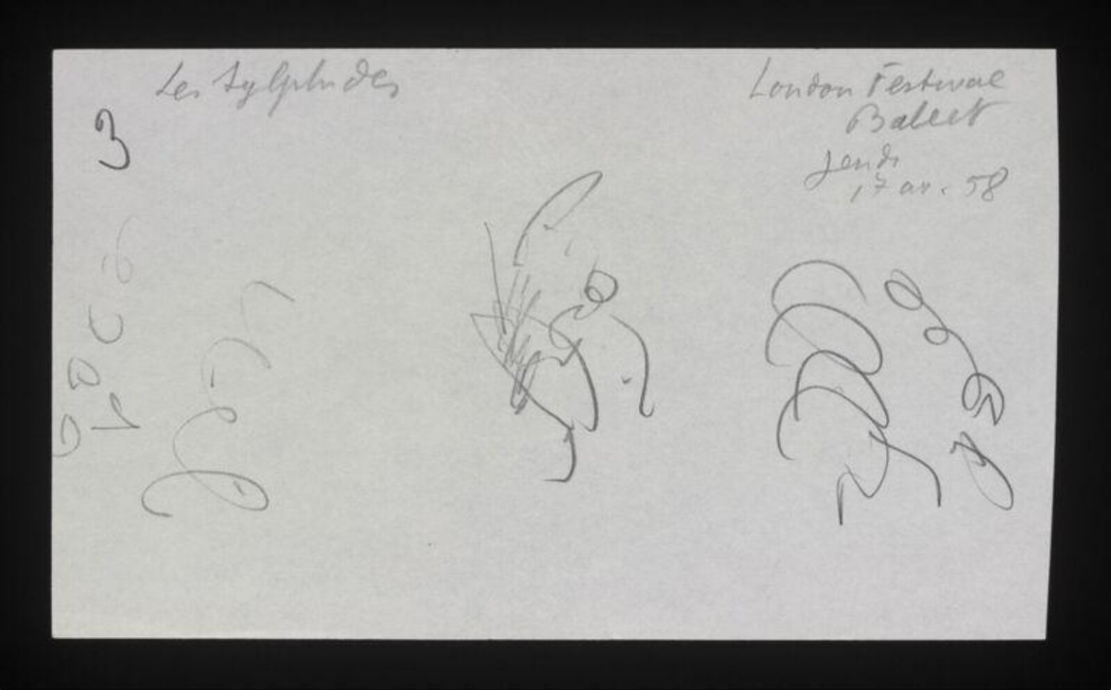 Les Sylphides, Valentine Gross, 17 April 1958