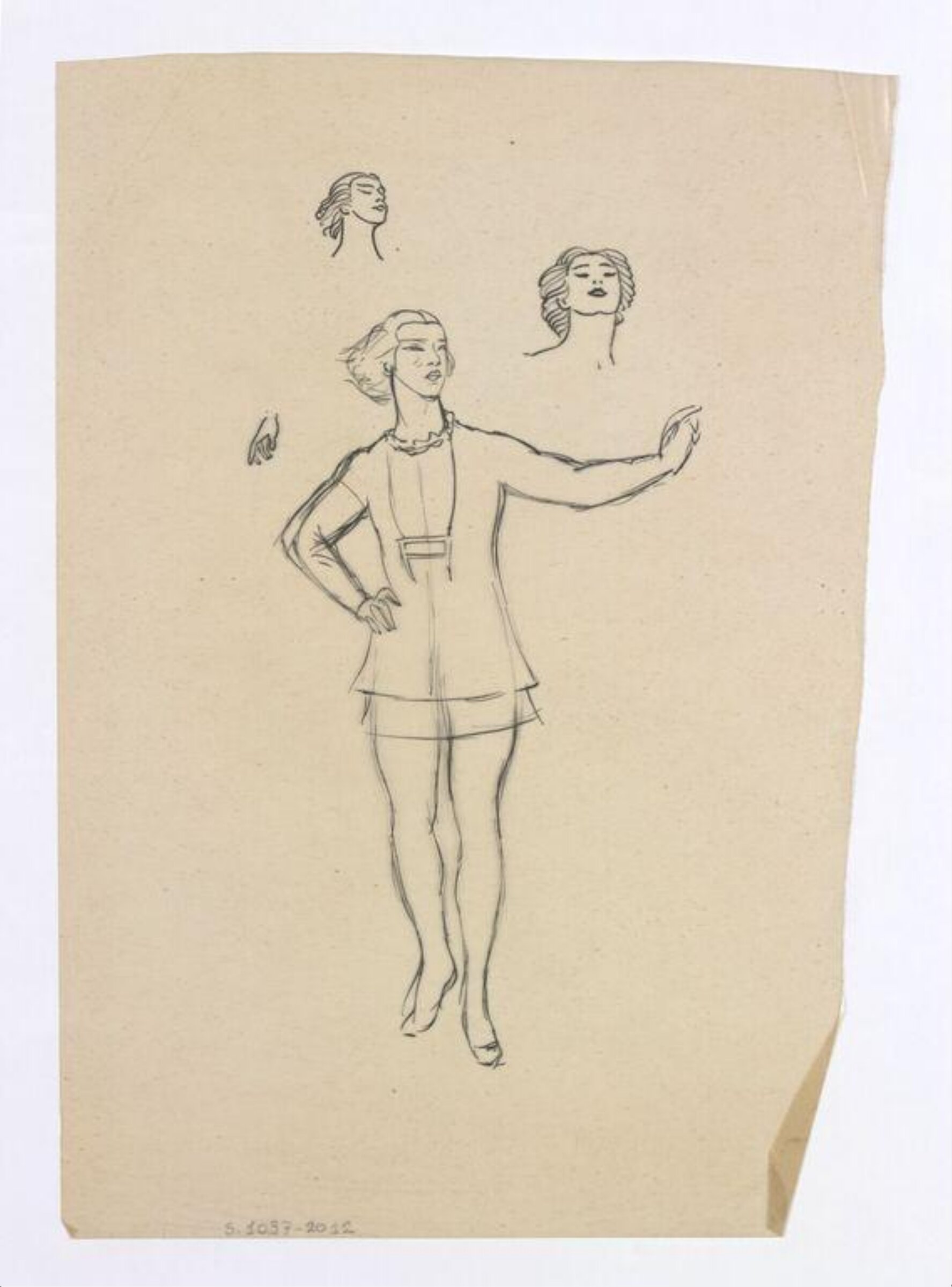 Giselle, Valentine Gross, c 1910