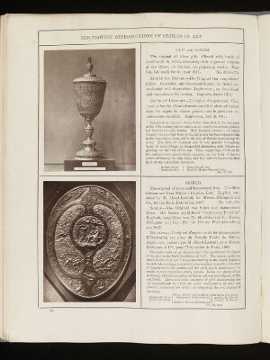 Illustrated catalogue of electrotype reproductions of works of art from originals in the South Kensington Museum