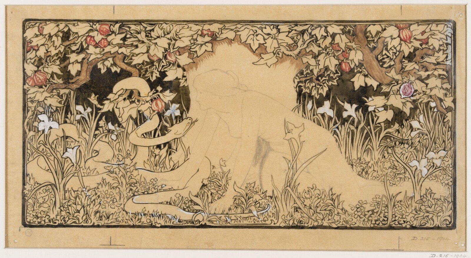 Eve and the Serpent, John Dickson Batten, ca.1895