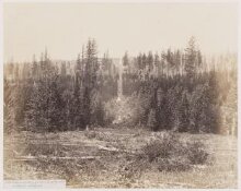 Cutting and Stone Pyramid on the 49th Parallel, at Kensenehn, Looking West. thumbnail 1
