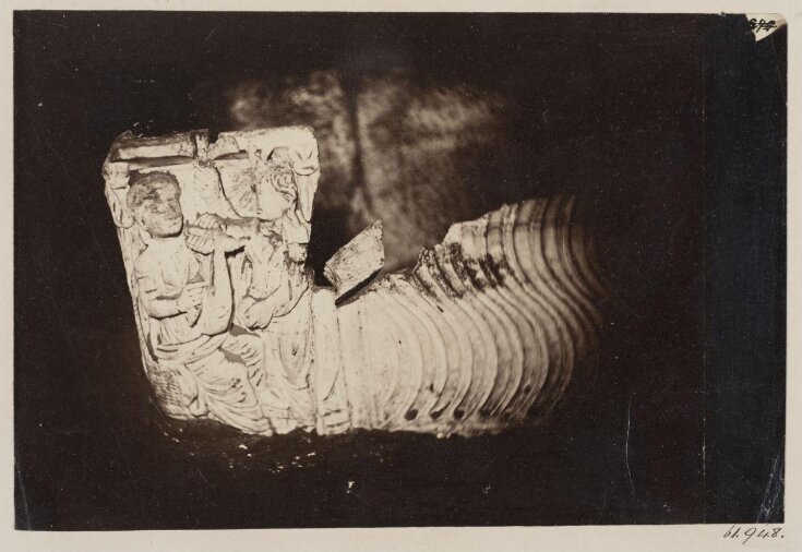 Catacombs - Fragment of a Pagan Sarcophagus in the Jews' Catacomb, A.D. 150, in the Vigna Randanini top image