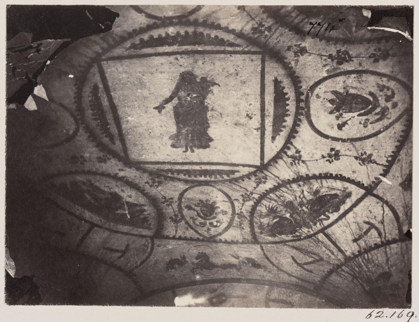 Parker, John Henry, Catacombs - Painted Vault in a Cubiculum of the Jews' Catacomb, c. A.D. 150, in the Vigna Randanini. Allegorical subjects.