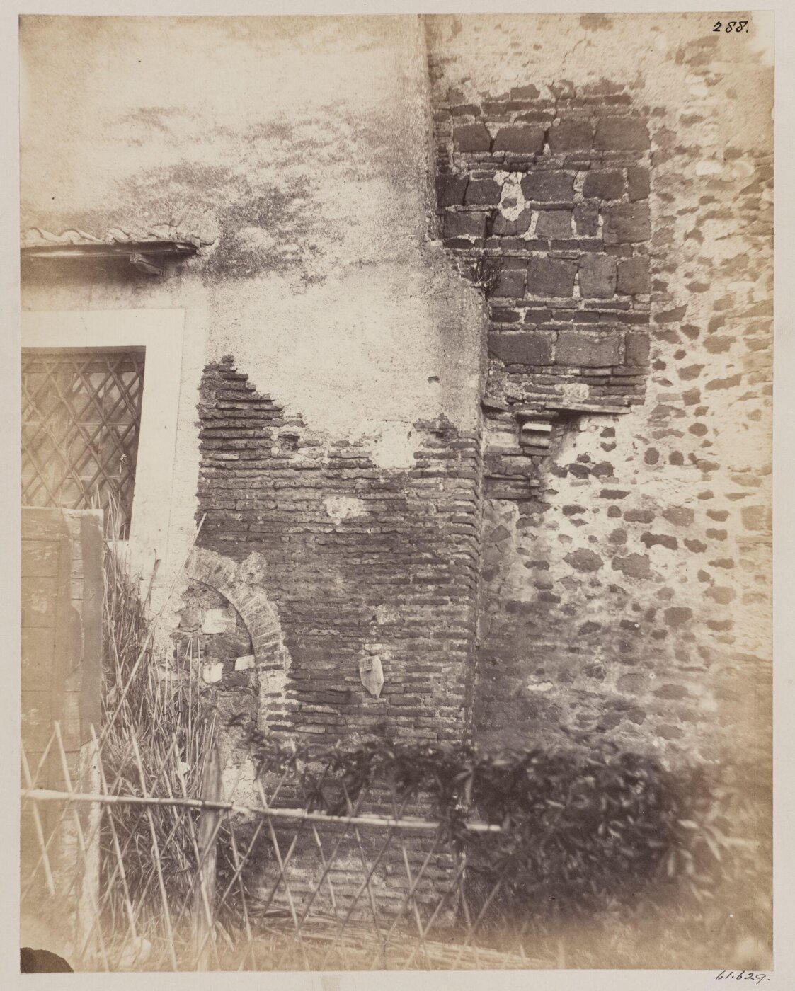 Parker, John Henry, Catacombs of S. Sebastian - Porticus of Ancient Chapel at the Entrance to the Catacombs, c. A.D. 350 and 772