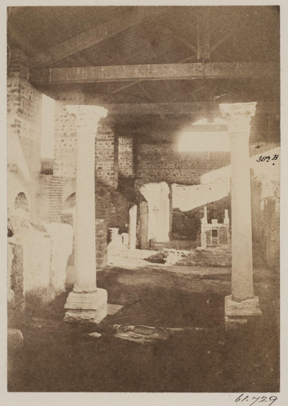 Parker, John Henry, Catacomb of S. Alexander, A.D. 498 - Antique Columns in the Church at the entrance