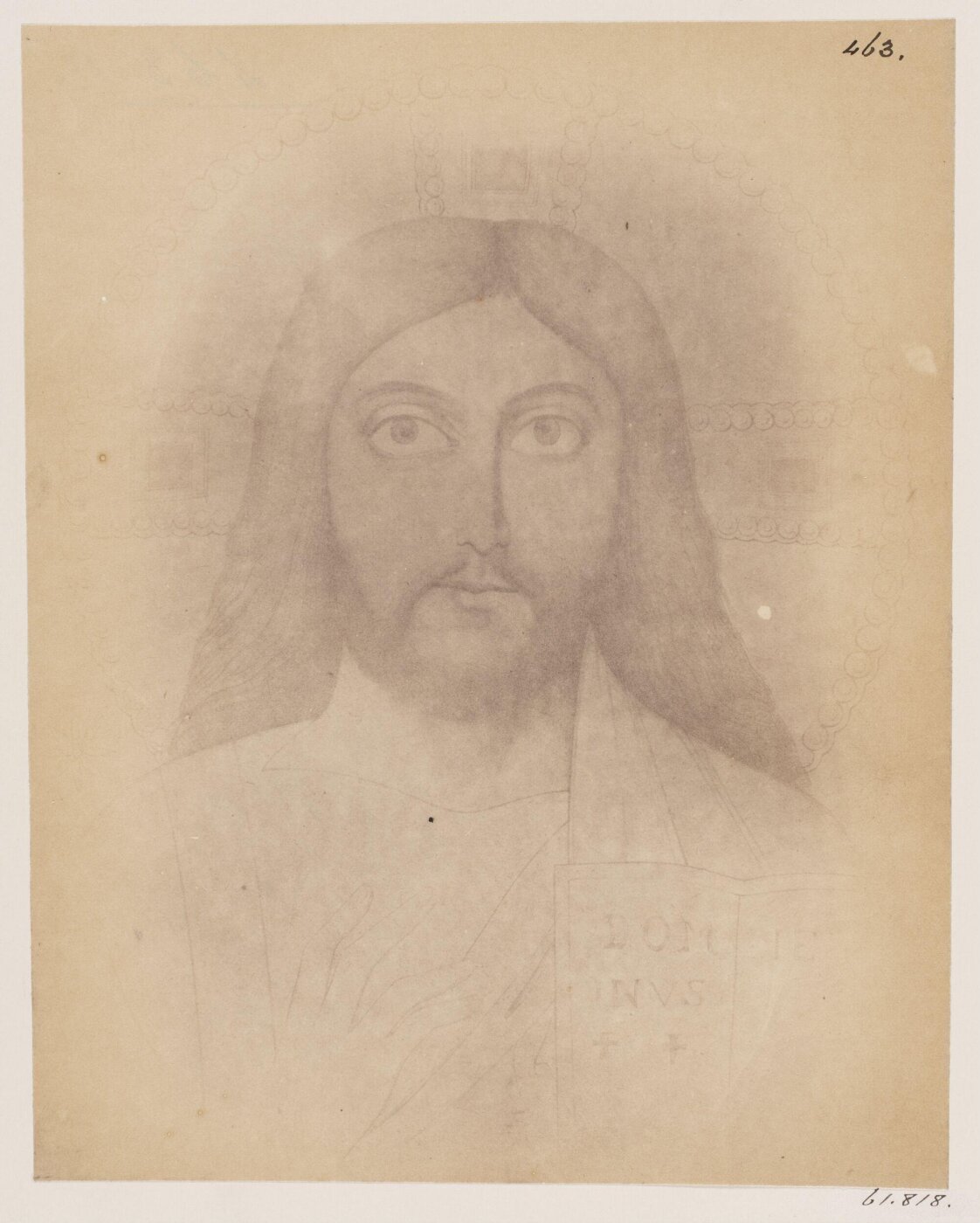 Parker, John Henry, Catacomb of S. Pontianus - Head of Christ, A.D. 868, 867
