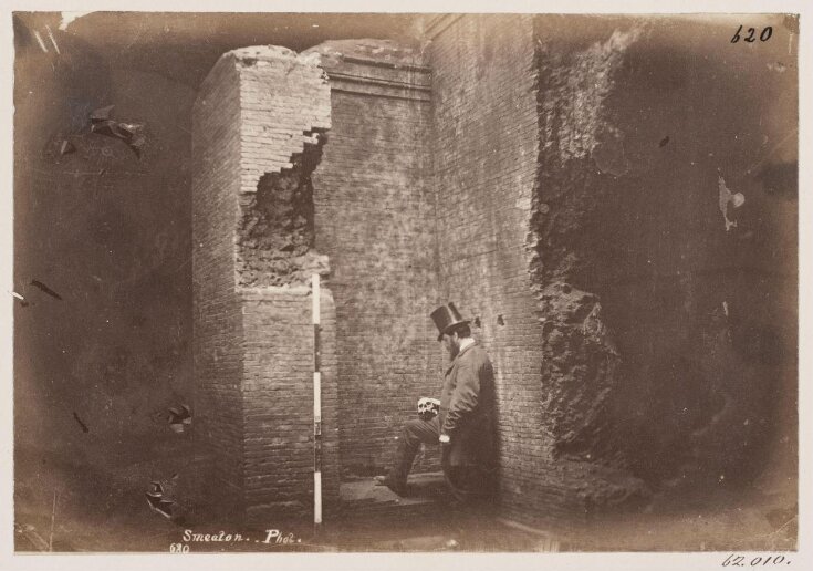Catacomb of S. Domitilla - Brickwork at the Entrance, c. A.D. 100 top image