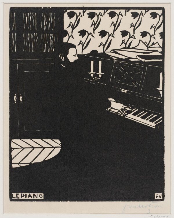 Le Piano | Vallotton, Félix | V&A Explore The Collections