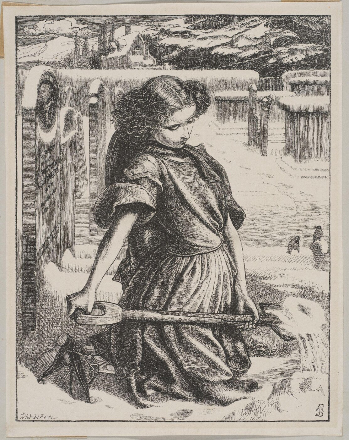 Frederick Sandys, The Little Mourner