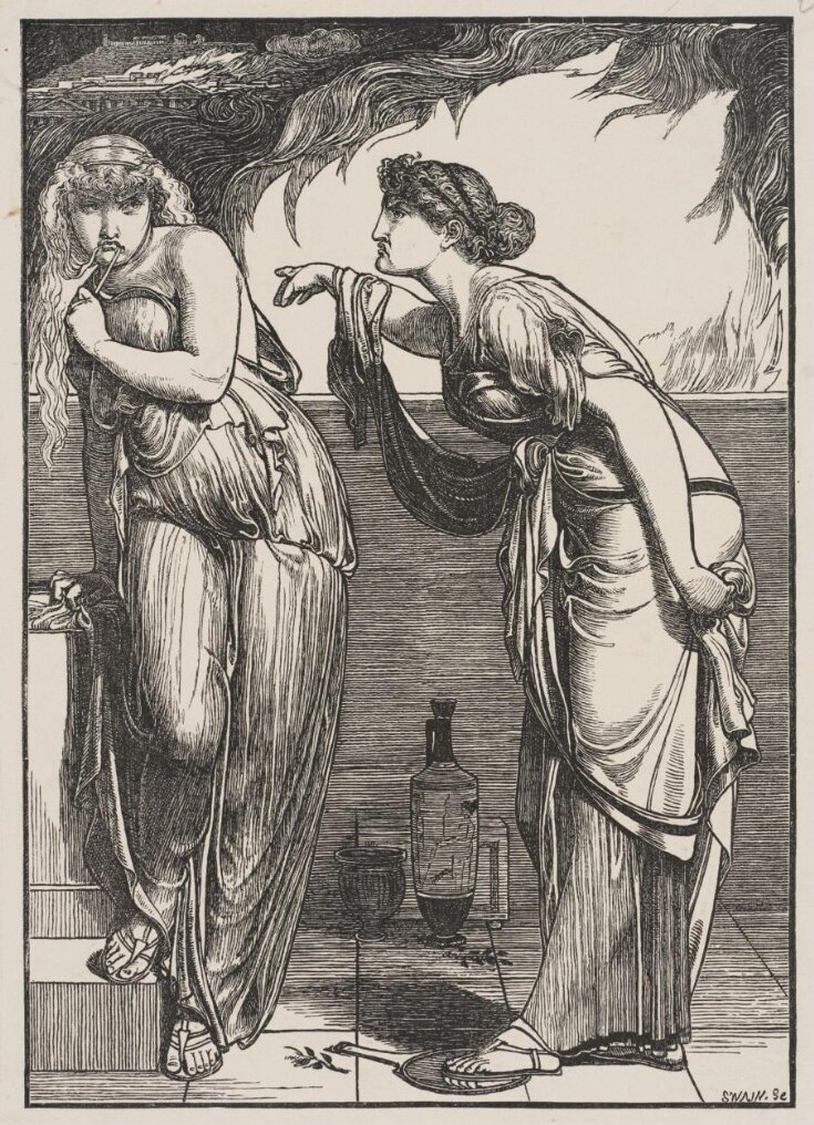 Illustration to 'Helen and Cassandra' top image