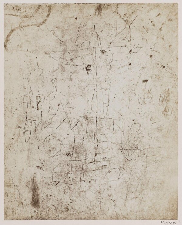 Graffiti - Curious Caricature of the Crucifixion, found in one of the ...