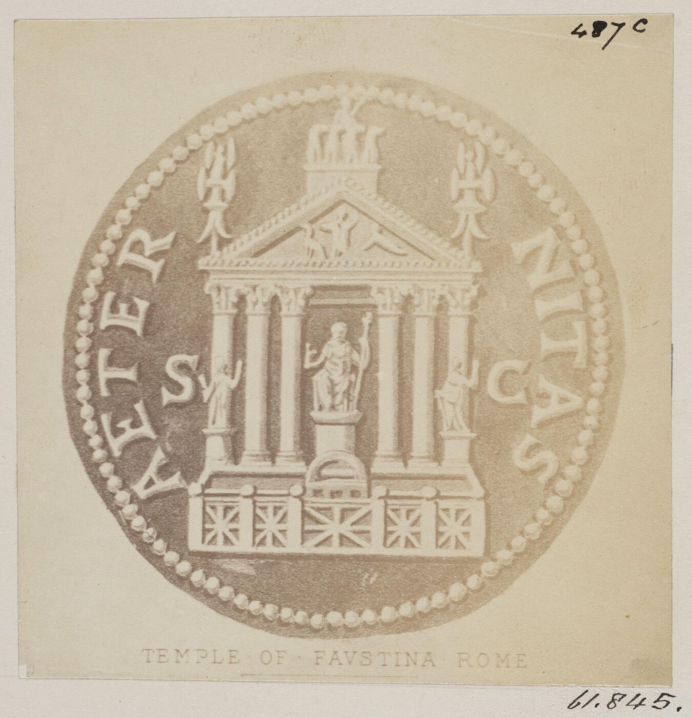 Parker, John Henry, Coins - Temple of Faustina