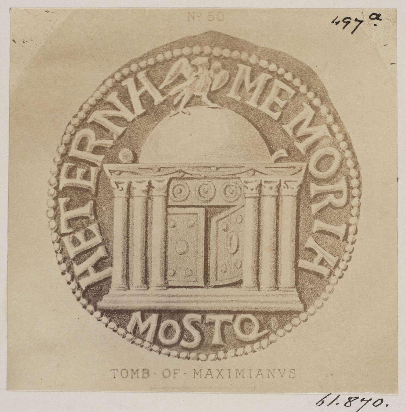 Parker, John Henry, Coins - Temple of Romulus, son of Maxentius