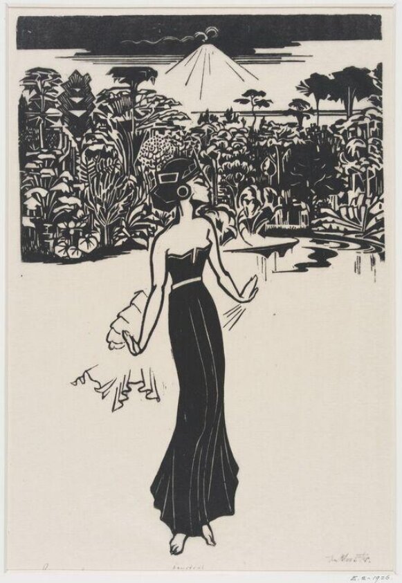 Danseres (mid 1920s) by Johan ten Klooster