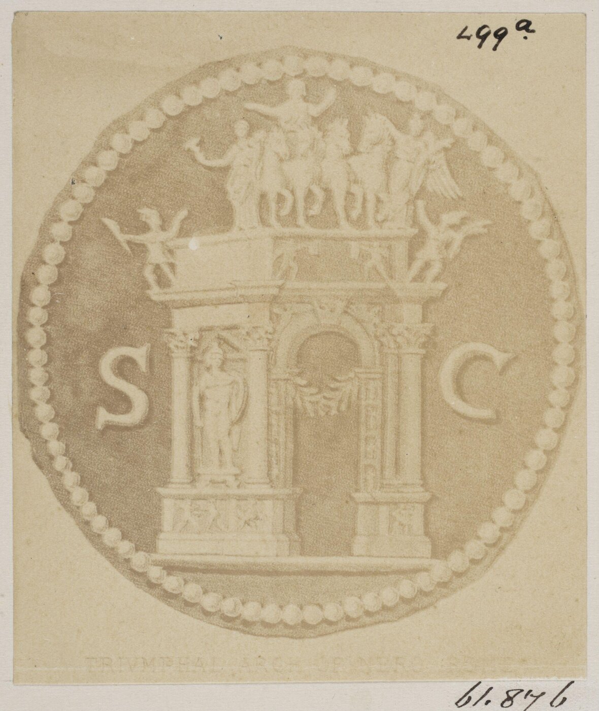 Parker, John Henry, Coins - Triumphal Arch of Nero
