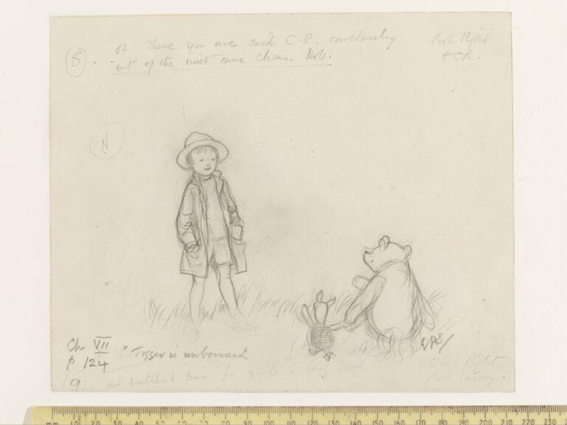 Out of the mist came Christopher Robin, E. H. Shepard
