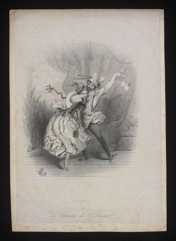 "Le Chemin de l'Amour." by Bettannier frères