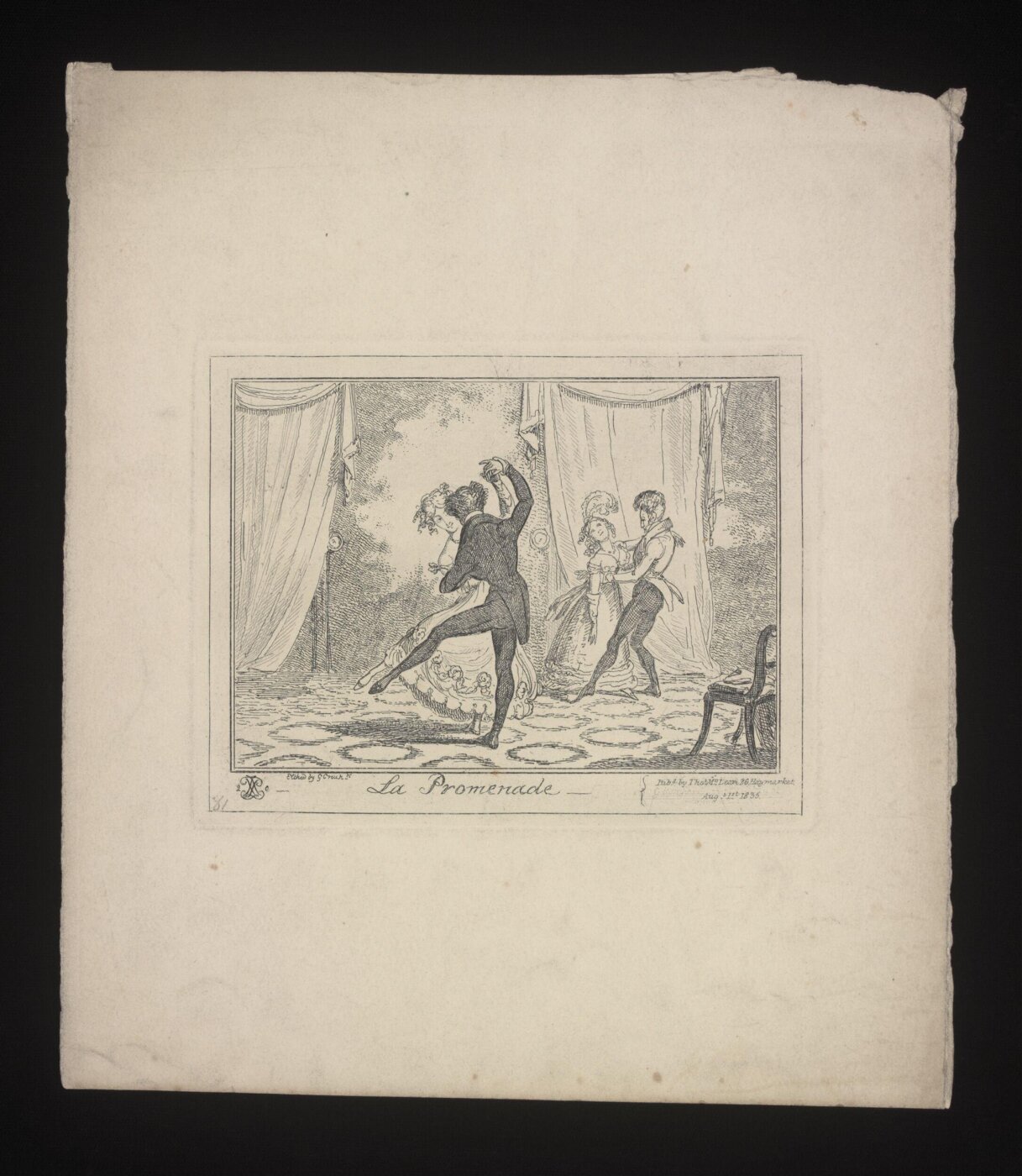 Cruikshank, George, 'La Promenade'