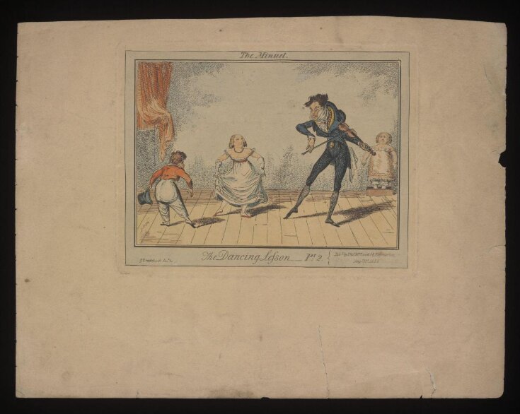 The Dancing Lesson, The Minuet. image