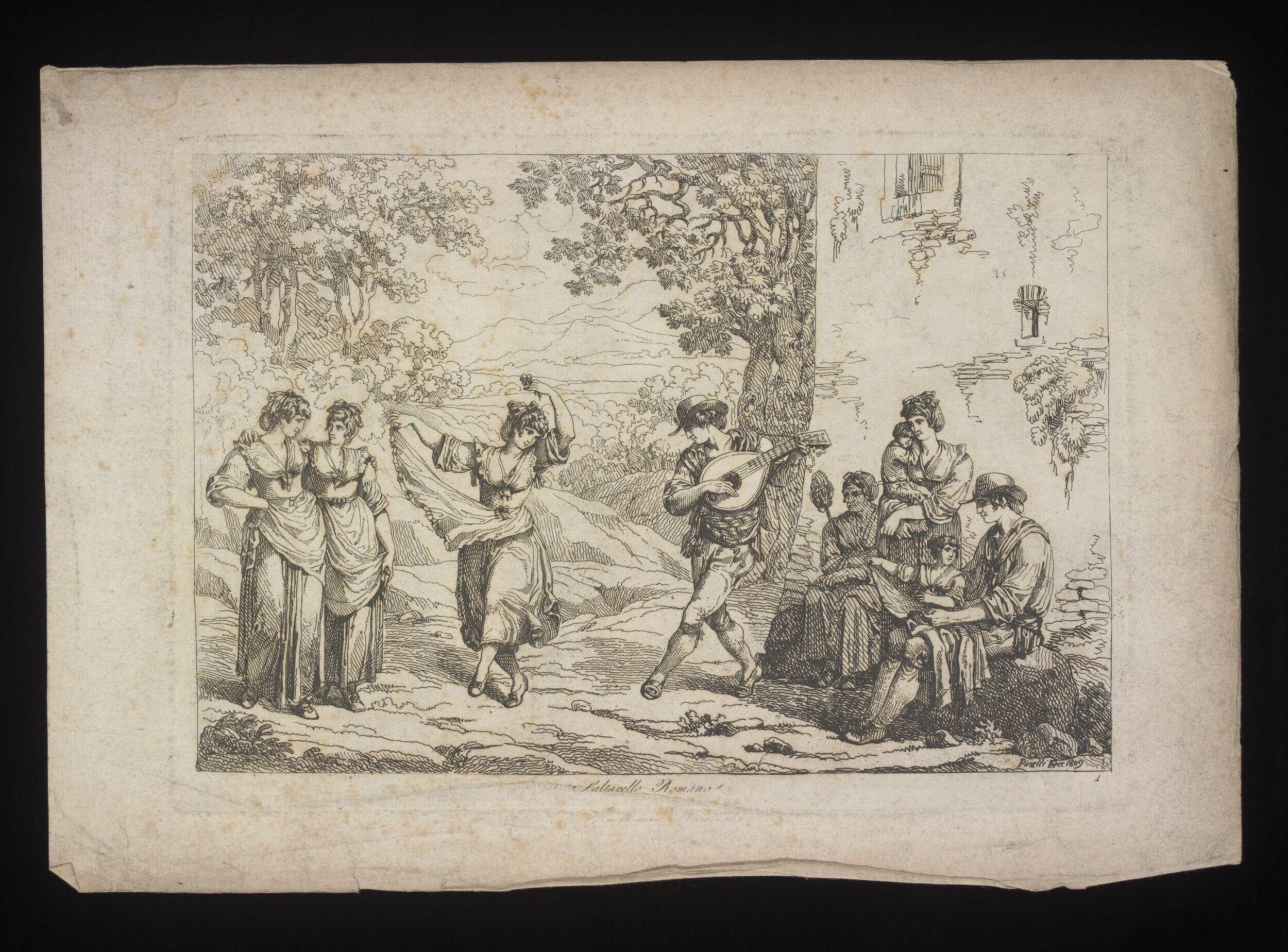 "Saltarello Romano" by Pinelli, Bartolomeo