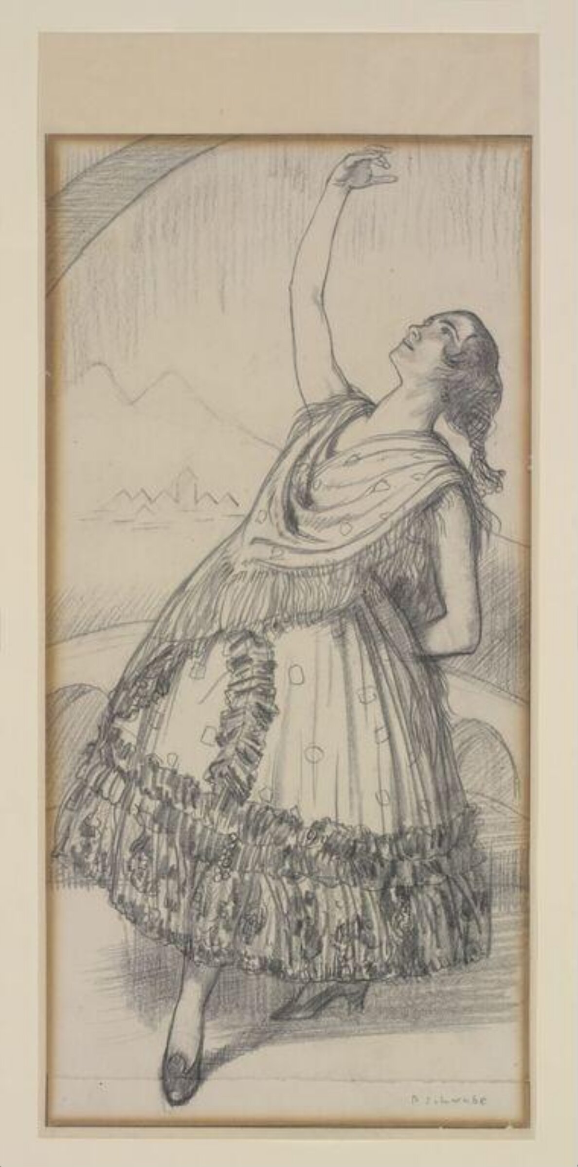 Drawing, Randolph Schwabe, ca. 1920