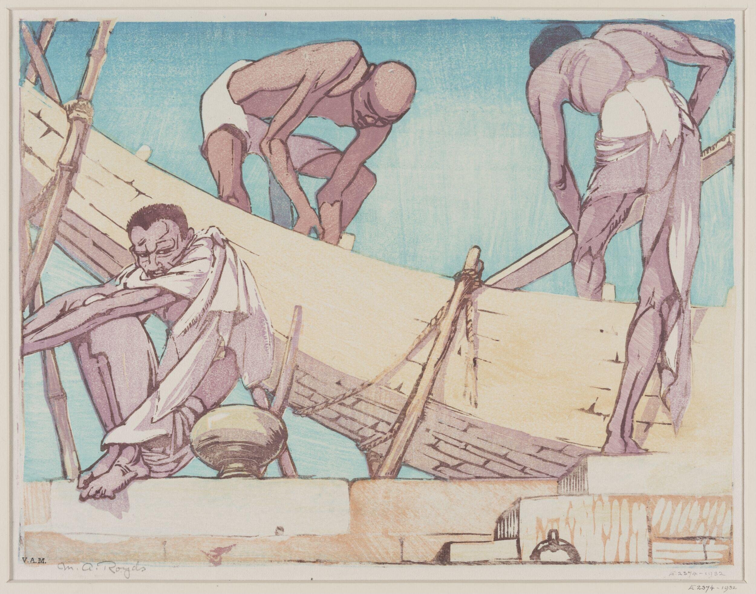 Boat Builders by Mabel Royds