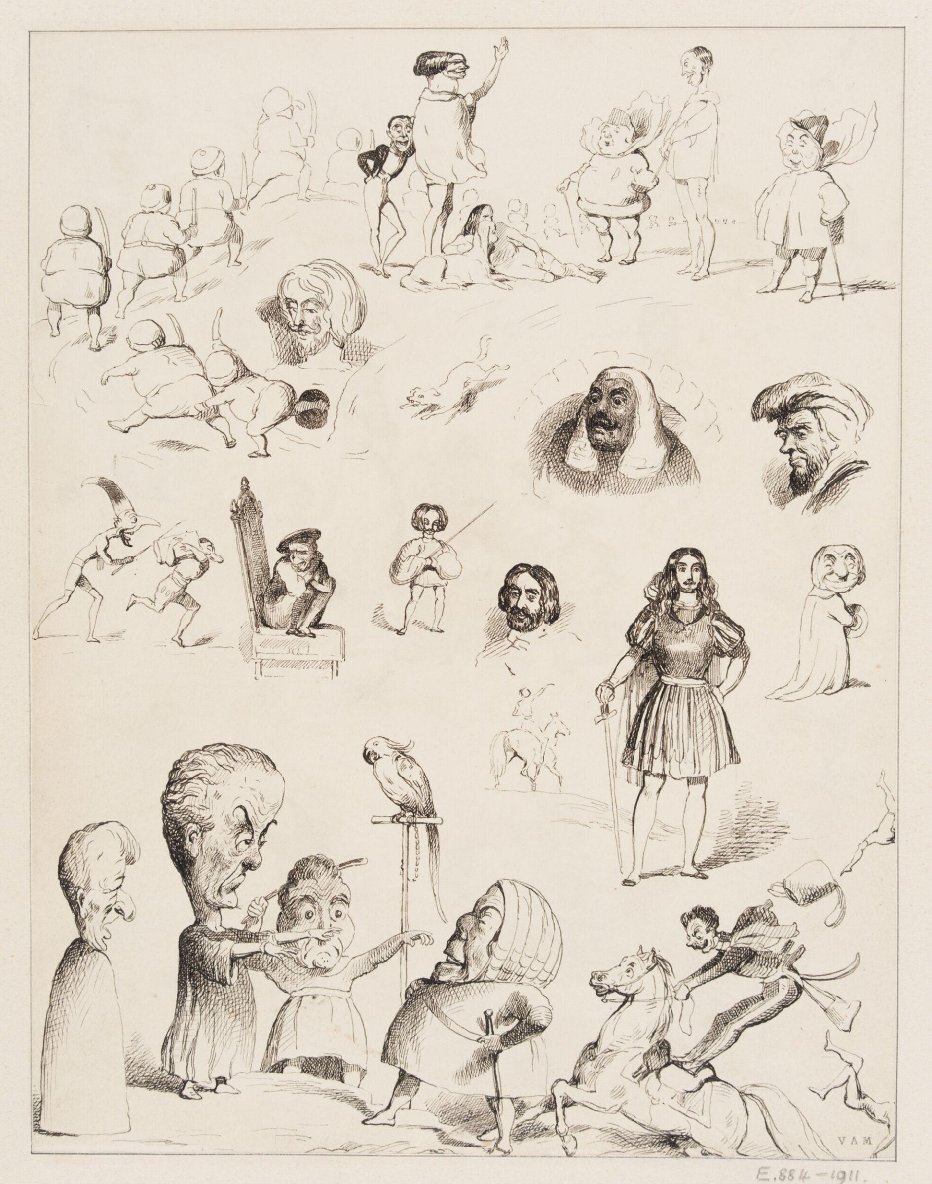 A Book full of Nonsense. By Dick Kitcat, Richard Doyle, 1842