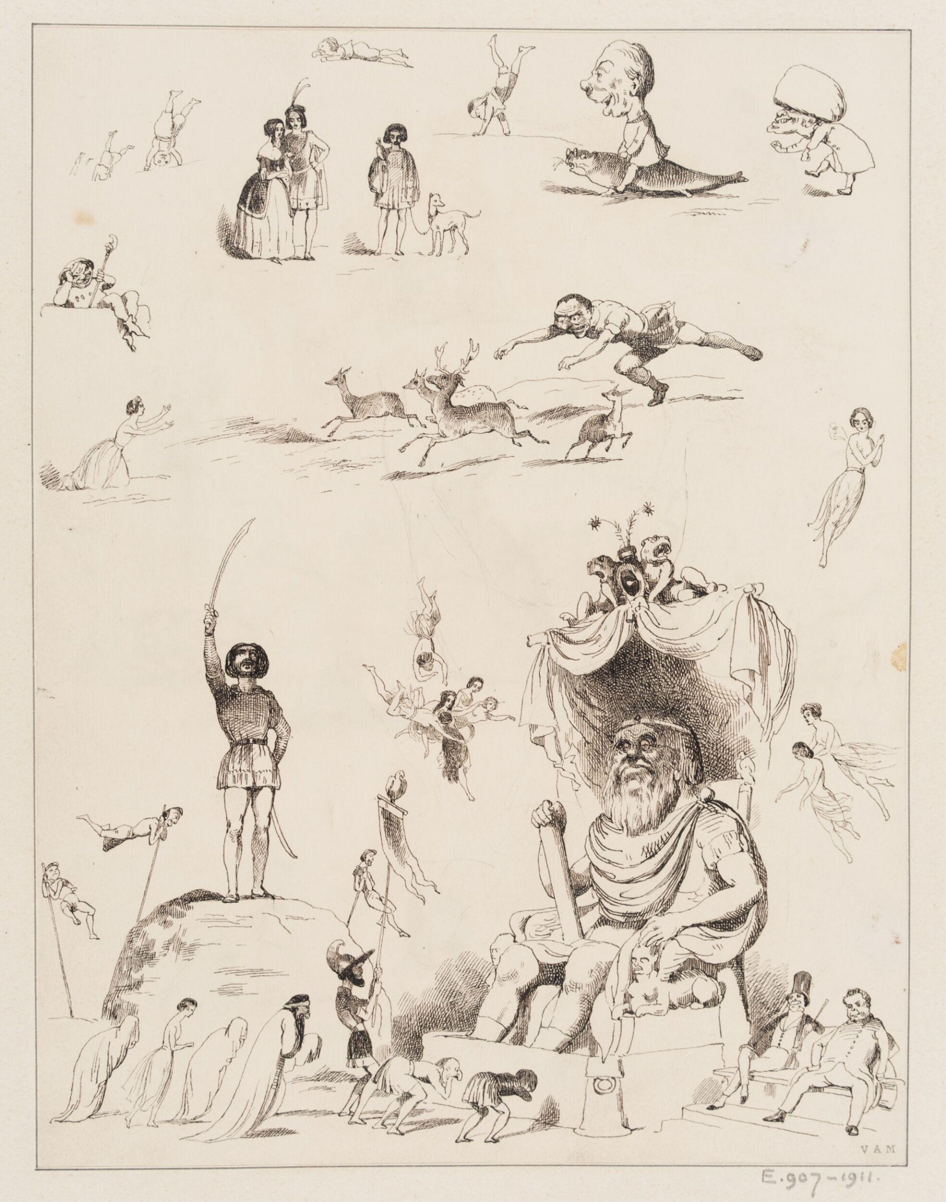 A Book full of Nonsense. By Dick Kitcat, Richard Doyle, 1842