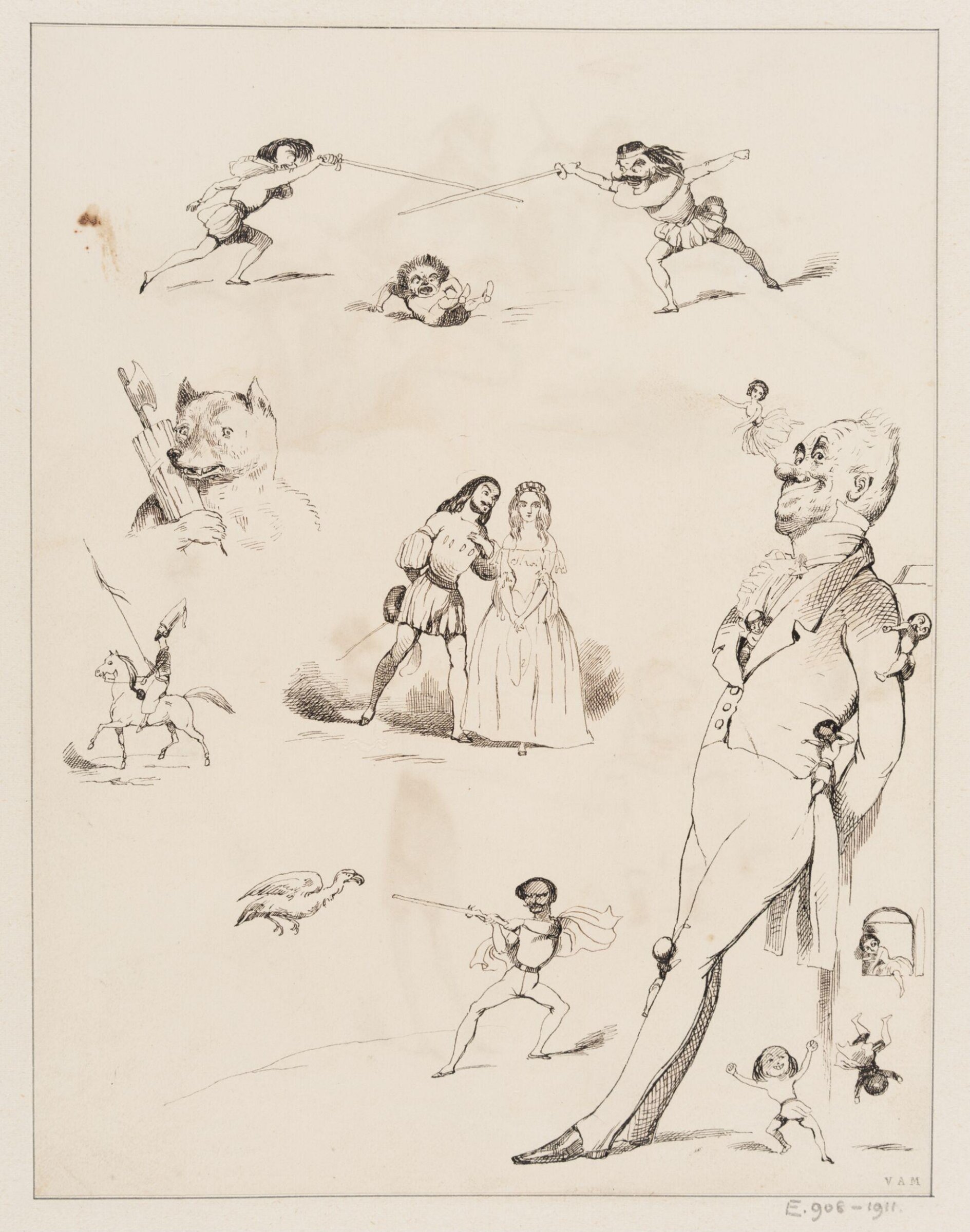 A Book full of Nonsense. By Dick Kitcat, Richard Doyle, 1842