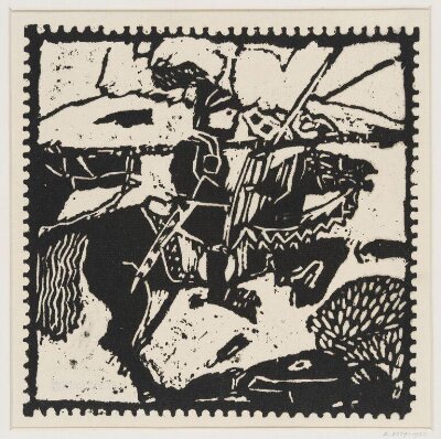 Warrior on horseback