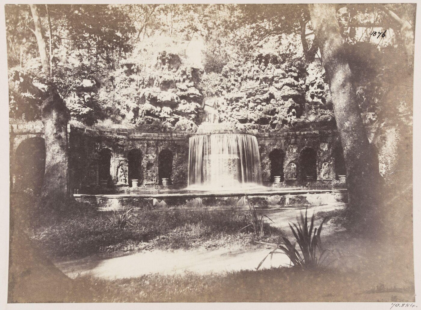 Parker, John Henry, Out of Rome - Tivoli, Fountain in a Nymphaeum in the Villa d'Este.