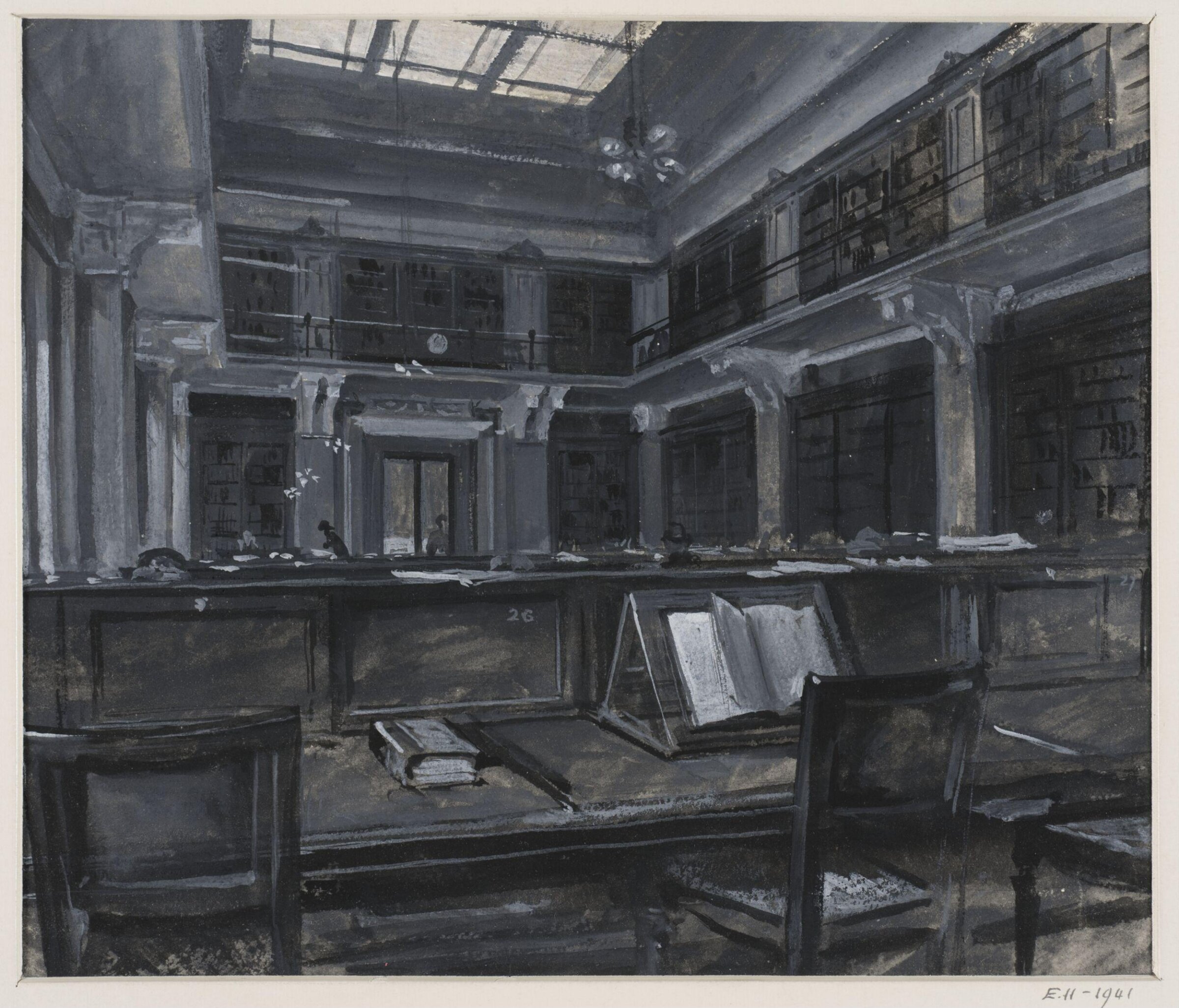 East Room of the Library, Henry Edward Tidmarsh, 1884