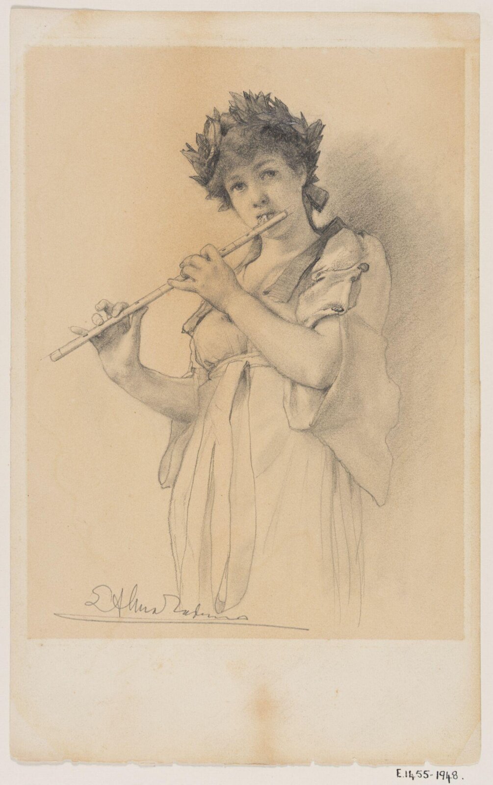 Drawing, Tadema, 1836-1912