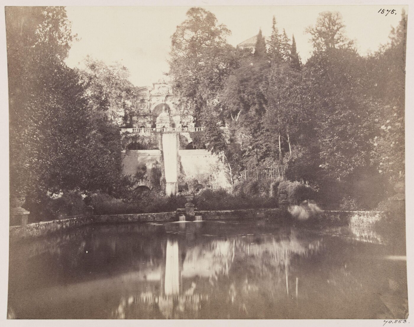 Parker, John Henry, Out of Rome - Tivoli, Fountain, Fish-Pond, and Cascade of the Villa d'Este.