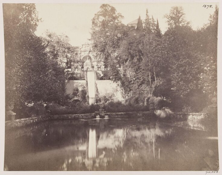 Out of Rome - Tivoli, Fountain, Fish-Pond, and Cascade of the Villa d'Este. top image