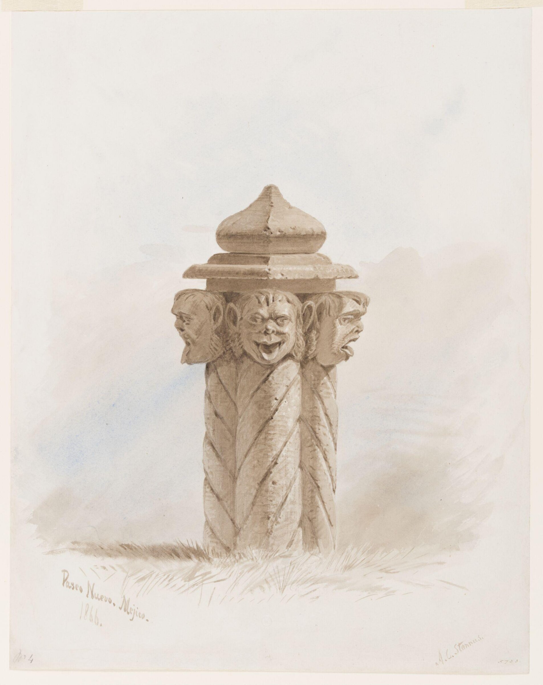 Paseo Nuevo, Mexico, Anthony Carey Stannus, 19th century
