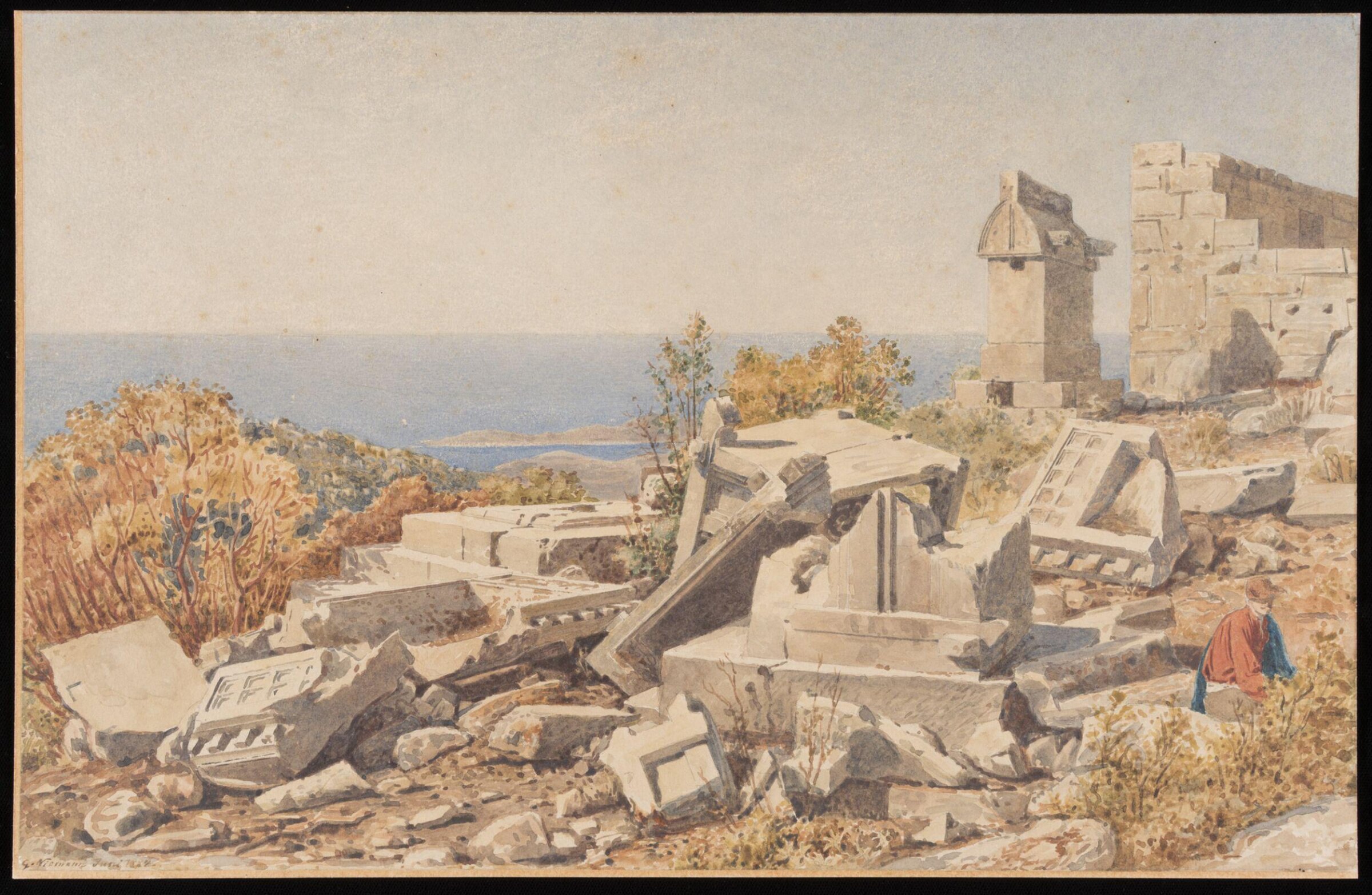 Watercolour, Georg Niemann, 06/1882