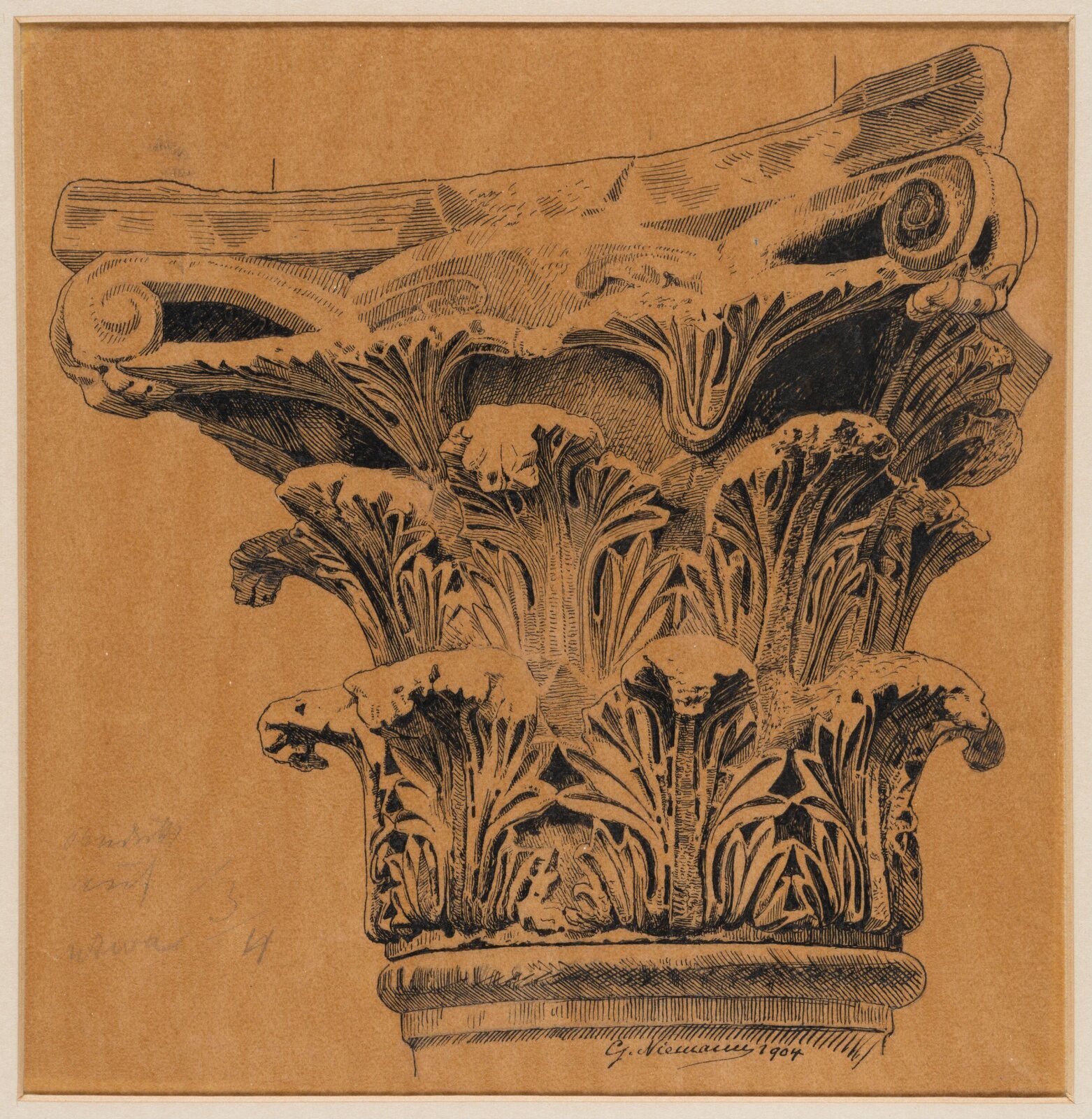 Drawing, Georg Niemann, 1904