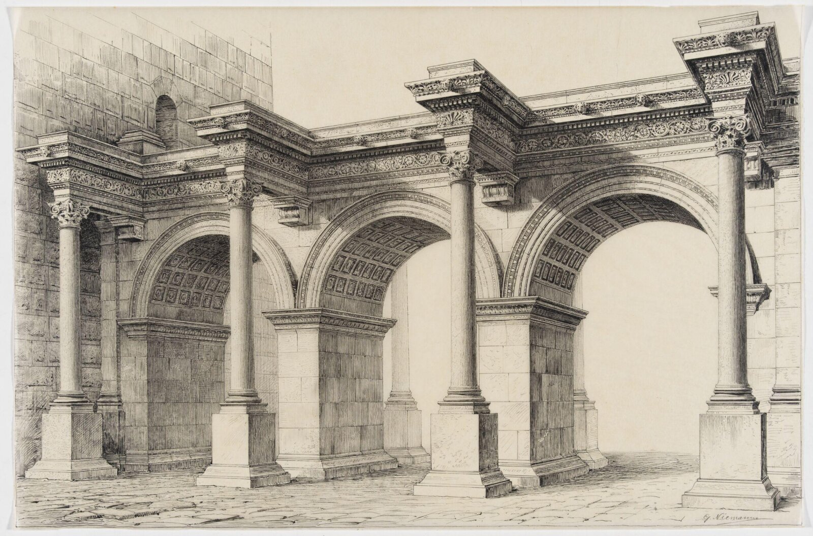 Drawing, Georg Niemann, 1841-1912