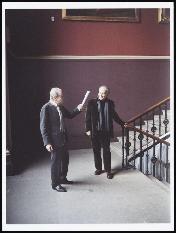 Lucian Freud and Frank Auerbach at the V&A in 2006 top image