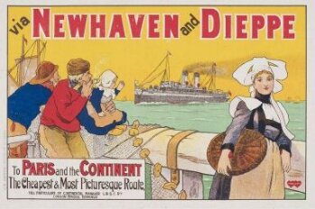 To Paris and the Continent via Newhaven and Dieppe