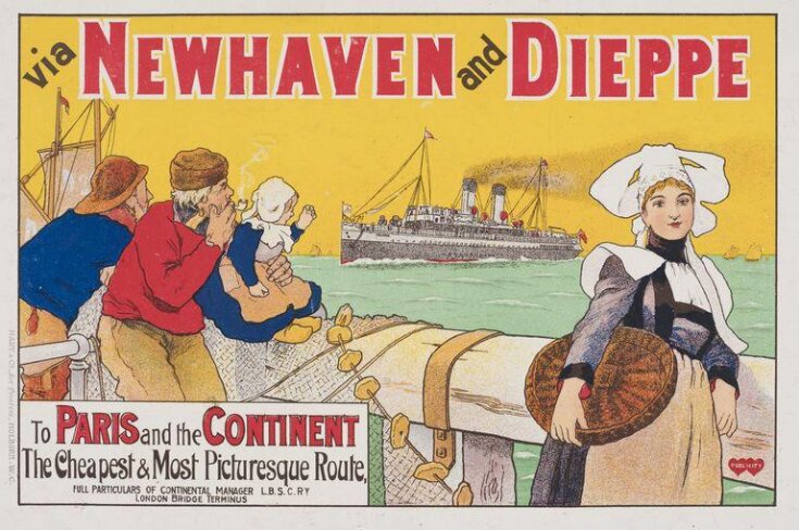 To Paris and the Continent via Newhaven and Dieppe image