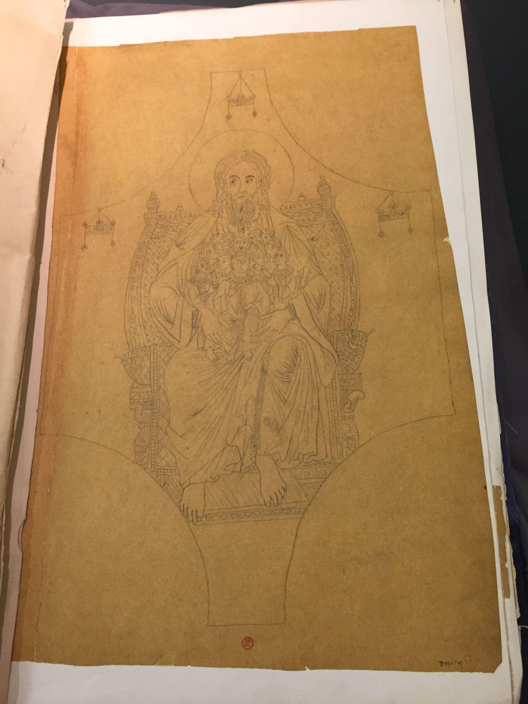 Drawing, William Burges, ca. 1850 - 1881