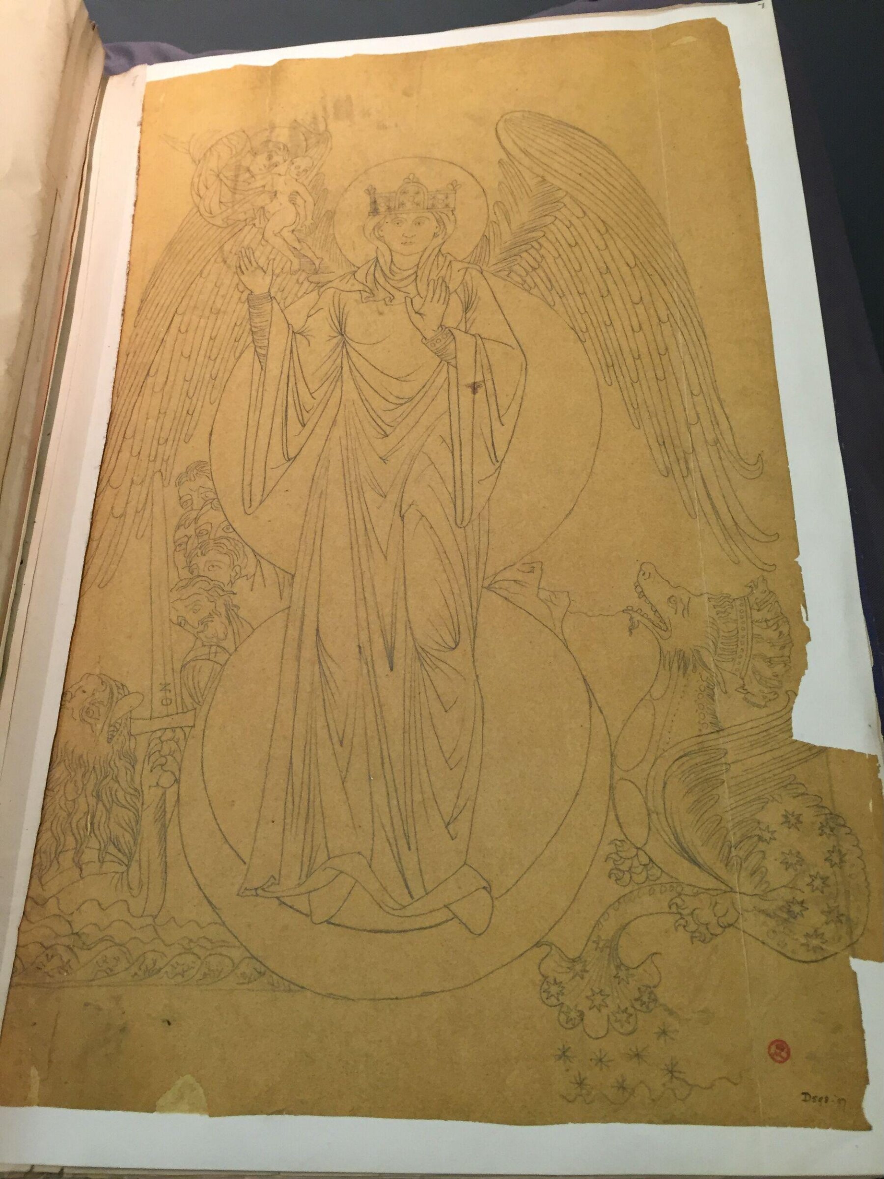 Drawing, William Burges, ca. 1850 - 1881
