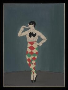 Harlequin in 'Le Carnaval', a Ballet by Mikhail Fokine thumbnail 1