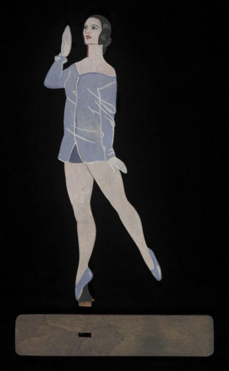 Wooden figure showing Vera Nemchinova image
