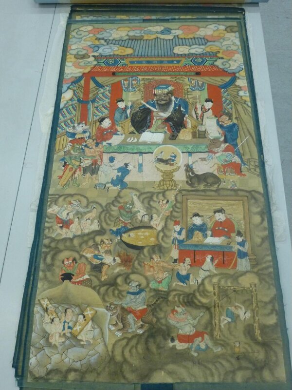 The Ten Kings of Purgatory: King Yama rājā of the Fifth Court