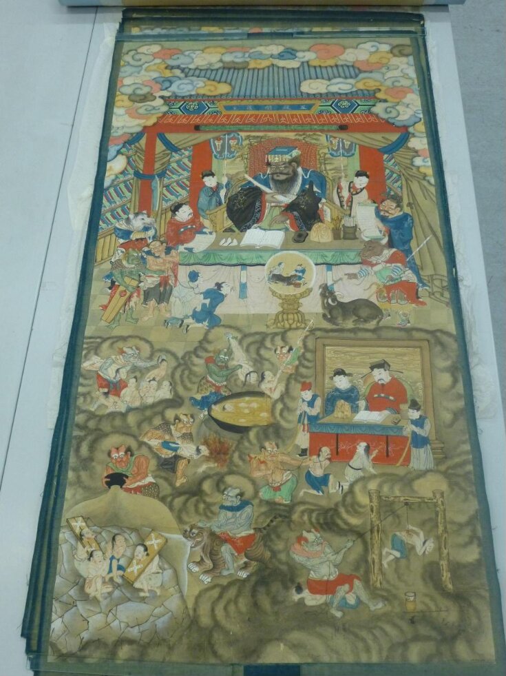 The Ten Kings of Purgatory: King Yama rājā of the Fifth Court top image